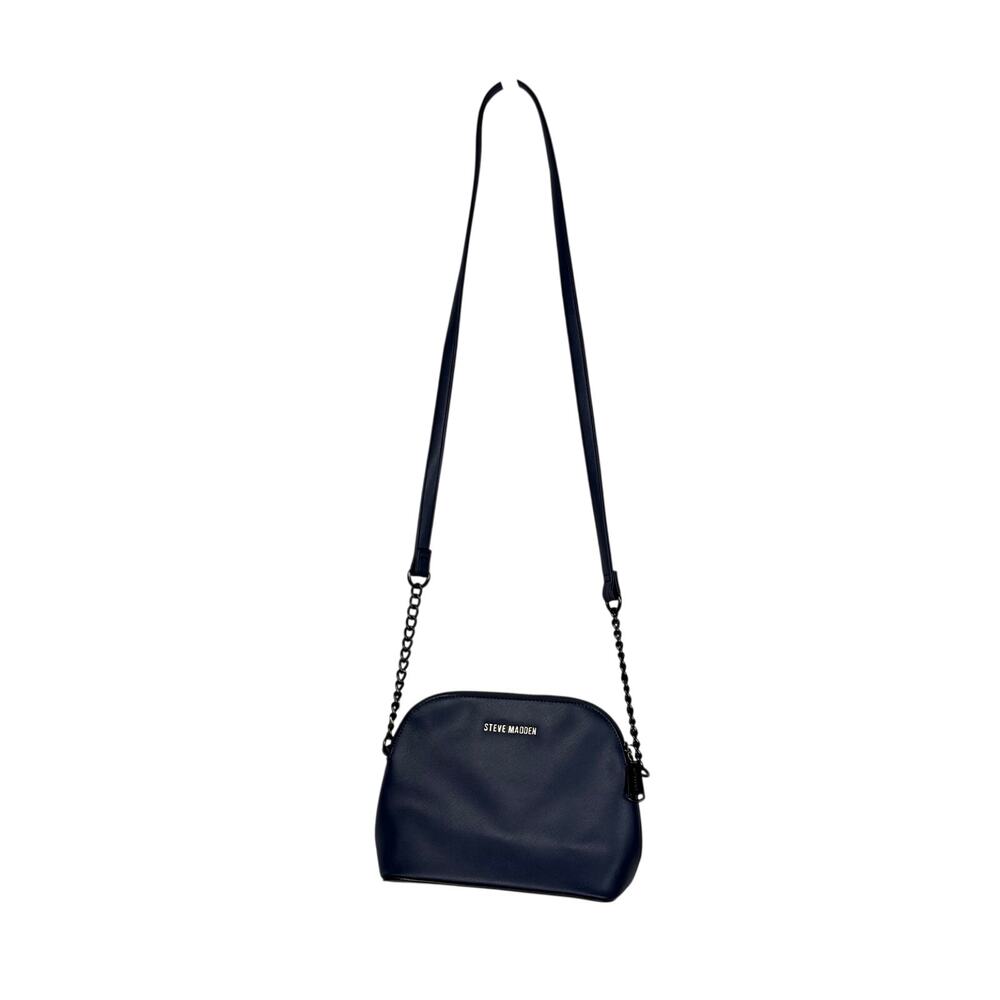 Steve Madden Cindy Navy Dome Crossbody Bag